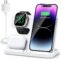 3 in 1 Charging Station for Apple Wireless Charger for iPhone 15 14 13 12 11 X 8 Series Wireless Charging Station for Multiple Devices for Apple Watch Charger for AirPods 2/3/Pro/Pro 2