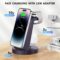 3 in 1 Charging Station for iPhone, Wireless Charger for iPhone 15 14 13 12 11 X Pro Max & Apple Watch – Charging Stand Dock for AirPods