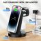 3 in 1 Charging Station for iPhone, Wireless Charger for iPhone 15 14 13 12 11 X Pro Max & Apple Watch – Charging Stand Dock for AirPods