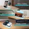 3 in 1 Foldable Charging Station for Apple Products,Fast Wireless Charger Travel Dock Adapter&Light for iPhone 15/14/13/12/11/X/XS/XR 8,iWatch Ultra2/9/Ultra/8/7/6/SE/5/4/3,Pods 3/2/Pro/2 (Black)