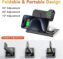 3 in 1 Foldable Charging Station for Apple Products,Fast Wireless Charger Travel Dock Adapter&Light for iPhone 15/14/13/12/11/X/XS/XR 8,iWatch Ultra2/9/Ultra/8/7/6/SE/5/4/3,Pods 3/2/Pro/2 (Black)